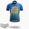 Never Underesimate An Old Man With A Bicycle Blue Cycling Jersey Kit - Short Sleeve Cycling Jersey-White