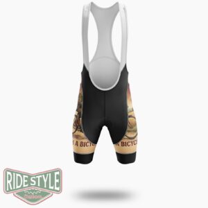 Never Underesimate An Old Man With A Bicycle Cycling Jersey Kit - Bib Shorts-White