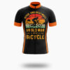 Never Underestimate An Old Man With A Bicycle Men's Cycling Jersey - Short Sleeve Cycling Jersey-White