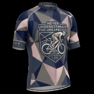 Never Underestimate The Unexpected Old Man On A Bike Cycling Jersey, Cycling Bicycle Shirt 2
