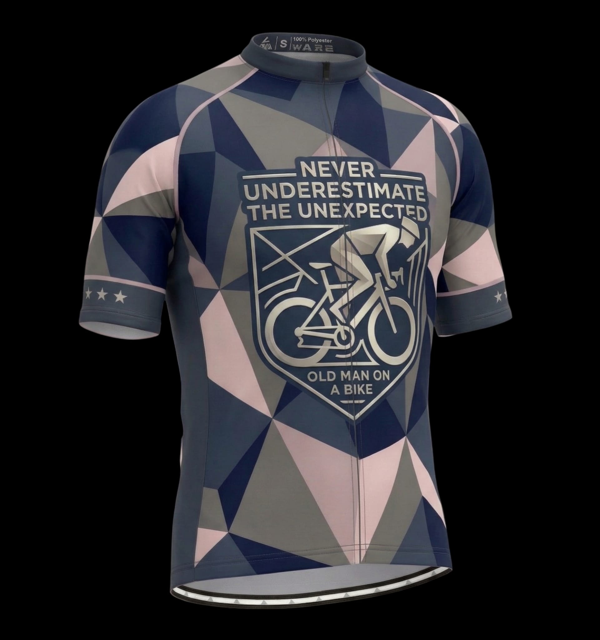 Never Underestimate The Unexpected Old Man On A Bike Cycling Jersey, Cycling Bicycle Shirt 2