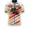 New Jersey States Cycling Jersey, USA Flag Men Women Jersey Full Kit - Short Sleeve Cycling Jersey-White