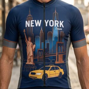 New York Team Cycling Jersey, Cycling Bicycle Shirt 3
