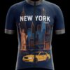New York Team Cycling Jersey, Cycling Bicycle Shirt - Men's Short Sleeve Jersey - S