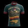 North Carolina Team Cycling Jersey, Cycling Bicycle Shirt - Men's Short Sleeve Jersey - S