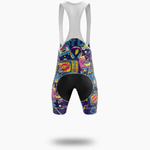 Nostalgia The 80s Memories - Lit Just Like Cycling Jersey - Bib Shorts-White