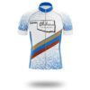 Oklahoma Cycling Jersey, Oklahoma Map Cycling Jersey - Short Sleeve Cycling Jersey-White