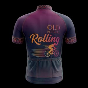 Old But Still Rolling Cycling Jersey, Cycling Bicycle Shirt 3