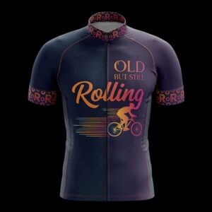Old But Still Rolling Cycling Jersey, Cycling Bicycle Shirt - Men's Short Sleeve Jersey - S
