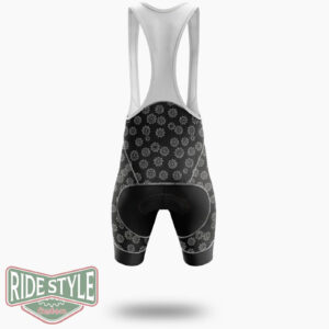 Old Man With A Bicycle Cycling Jersey Kit - Bib Shorts-White