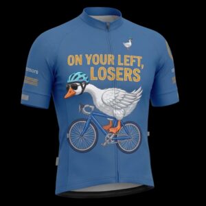 On Your Left Losers Cycling Jersey, Cycling Bicycle Shirt 2