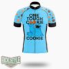 One Tough Cookie Monster Cycling Jersey Kit, Bicycle Clothing - Short Sleeve Cycling Jersey-White
