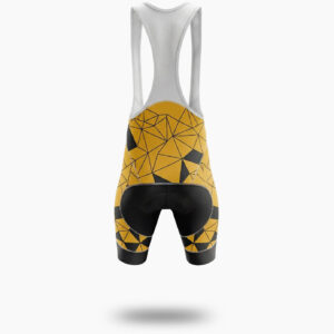 Orange Cycling Jersey For Team, Custom Team Name, Personalized Name Men's Bike Jersey - Bib Shorts-White