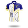Oregon Flag Cycling Kit, Cycling Personalized Name Jersey - Short Sleeve Cycling Jersey-White