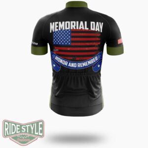 Patriotic American Memorial Day Veterans Day Us Cycling Jersey Kit - Short Sleeve Cycling Jersey-White