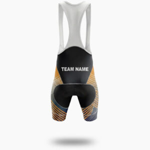 Personalized Name, Team Name, Upload Logo Men's Cycling Jersey Full Kit - Bib Shorts-White