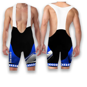 Puerto Rico States Cycling Jersey, Maps Haftone Vintage Pattern Men Women Jersey Full Kit - Bib Shorts-White