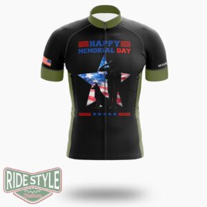 Remember The Fallen For Memorial Day Cycling Jersey Kit - Short Sleeve Cycling Jersey-White