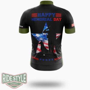Remember The Fallen For Memorial Day Cycling Jersey Kit - Short Sleeve Cycling Jersey-White