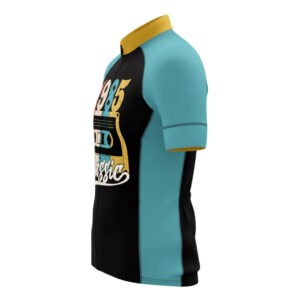 Retro Cassette Tape 1984 Custom Year Cycling Jersey, Men's Bike Jersey - Short Sleeve Cycling Jersey-White