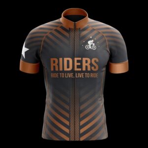 Riders Ride To Live Live To Ride Cycling Jersey, Cycling Bicycle Shirt - Men's Short Sleeve Jersey - S