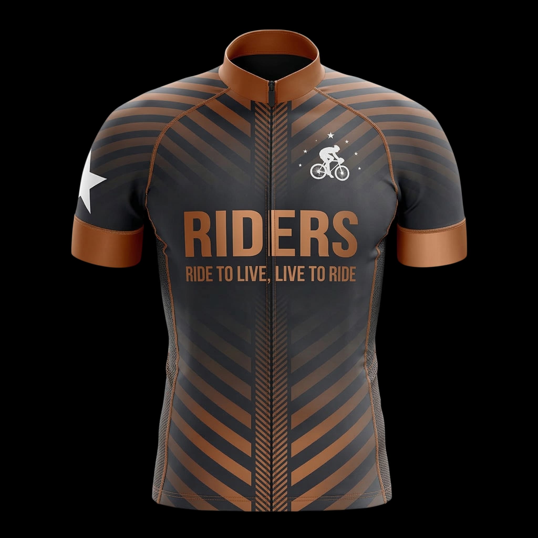 Riders Ride To Live Live To Ride Cycling Jersey, Cycling Bicycle Shirt - Men's Short Sleeve Jersey - S