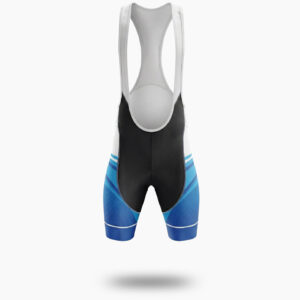 Royal Men's Cycling Jersey, Custom Your Team Name, Bike Jersey For Your Team - Bib Shorts-White