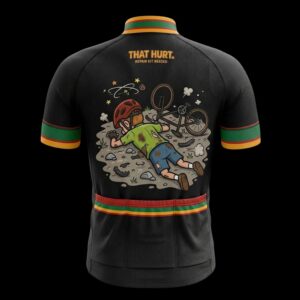 Rubber Side Down Cycling Jersey, Cycling Bicycle Shirt 3