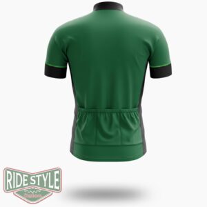 Saint Patrick's Day Heart Cycling Jersey Outfit - Short Sleeve Cycling Jersey-White