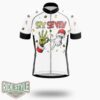 Six Seven Christmas Funny Tees Holiday Cycling Jersey Kit - Short Sleeve Cycling Jersey-White