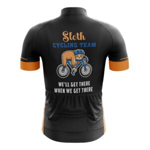 Sloth Cycling Team Jersey, We Will Get There When We Get There Cycling Jersey Or Bibs