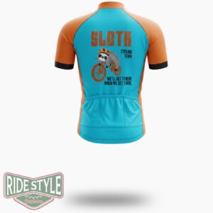 Solth Cycling Team We'll Get There When We Get There Cycling Jersey Outfit - Short Sleeve Cycling Jersey-White