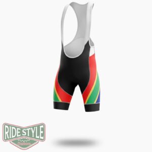 South Africa Cycling Jersey Outfit - Bib Shorts-White