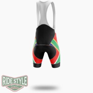 South Africa Cycling Jersey Outfit - Bib Shorts-White
