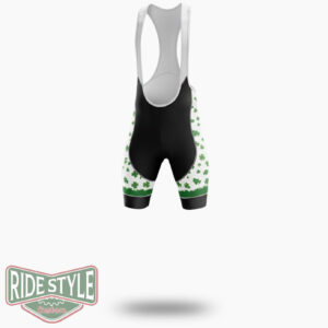 St. Patrick's Day Cats Cycling Jersey Outfit - Bib Shorts-White