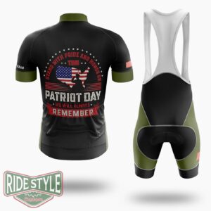 Stand With Pride And Honor On Memorial Day Cycling Jersey Kit - Short Sleeve Cycling Jersey Kit-White