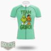 Team Grinch Cycling Jersey Kit - Short Sleeve Cycling Jersey-White