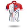 Tennessee Flag Cycling Kit, Cycling Custom Your Name Jersey and Bib Short - Short Sleeve Cycling Jersey-White