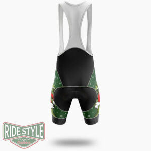 Clinch Santa Clause Cycling Jersey Kit - Bib Shorts-White