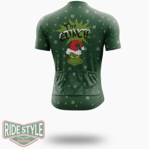 Clinch Santa Clause Cycling Jersey Kit - Short Sleeve Cycling Jersey-White