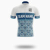 The Cycling Jersey For Your Team, Custom Team Name, Personalized Name, Team Logo Jersey - Short Sleeve Cycling Jersey-White