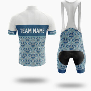 The Cycling Jersey For Your Team, Custom Team Name, Personalized Name, Team Logo Jersey - Short Sleeve Cycling Jersey Kit-White