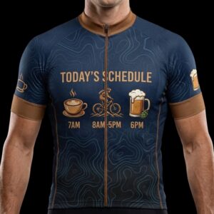 Today's Schedule Cycling Jersey, Cycling Bicycle Shirt, Cycling Bib Short 1