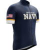 U.S Navy Blue Cycling Jersey For Men, Navy Cycling Kit - Short Sleeve Cycling Jersey-Navy