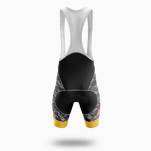 US Army Black Camo Cycling Jersey, Cycling Full Kit - Bib Shorts-White