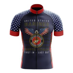 US Marine Corps Semper Fidelis Cycling Jersey or Bib Shorts, Cycling Kit
