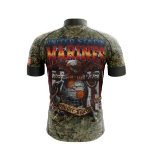 USMC Fighting Eagle Cycling Jersey, Cycling Camouflage Jersey or Bibs Short