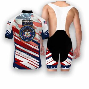 Utah States Cycling Jersey, USA Flag Men Women Jersey Full Kit - Short Sleeve Cycling Jersey Kit-White