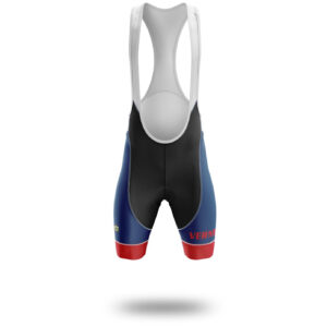 Vermont Flag Cycling Kit, Cycling Custom Your Name Jersey and Bib Short - Bib Shorts-White