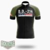 Veterans Day Shirt, DD 214 Americas Form Of Freedom Cycling Jersey Shirt - Short Sleeve Cycling Jersey-White